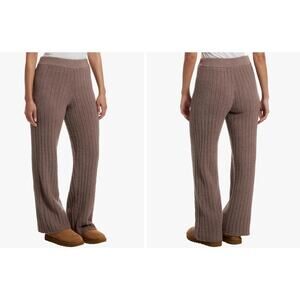 UGG W Terri Rib Pant Allspice Plush Terry Wide Leg Lounge Pant NWT Size M